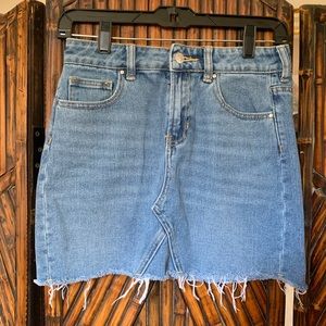 PacSun Vintage Medium Indigo Denim Skirt